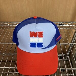 FIFA World Cup 26 Officially Licensed Soccer Cap Hat Blue-red CAN MEX USA